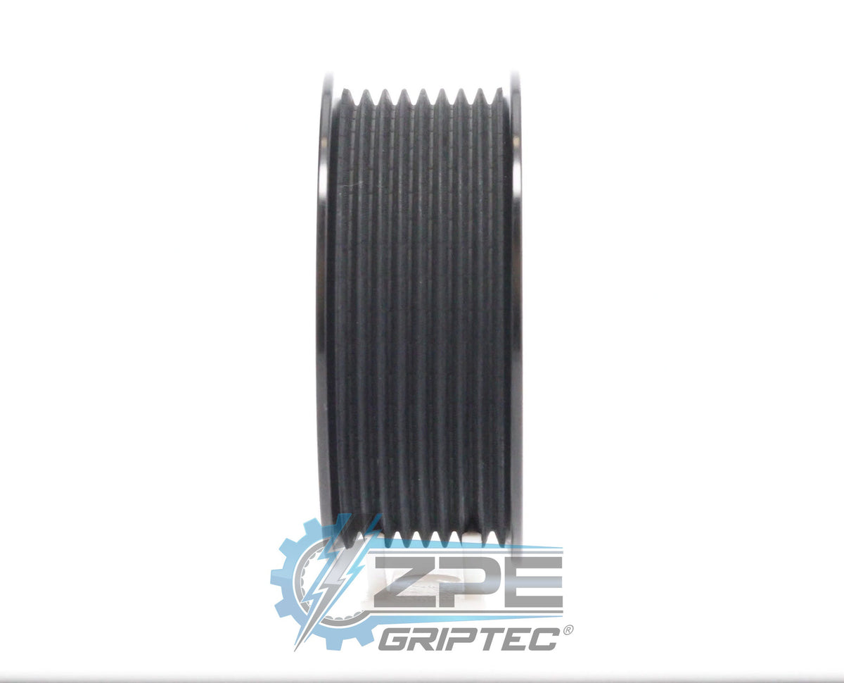 3.40" 8 Rib ZPE GripTec® 2pc Vortech YSi/JT/V3 L3 Black Pulley Only