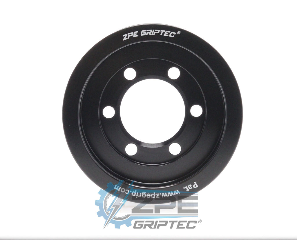 3.40" 8 Rib ZPE GripTec® 2pc Vortech YSi/JT/V3 L3 Black Pulley Only