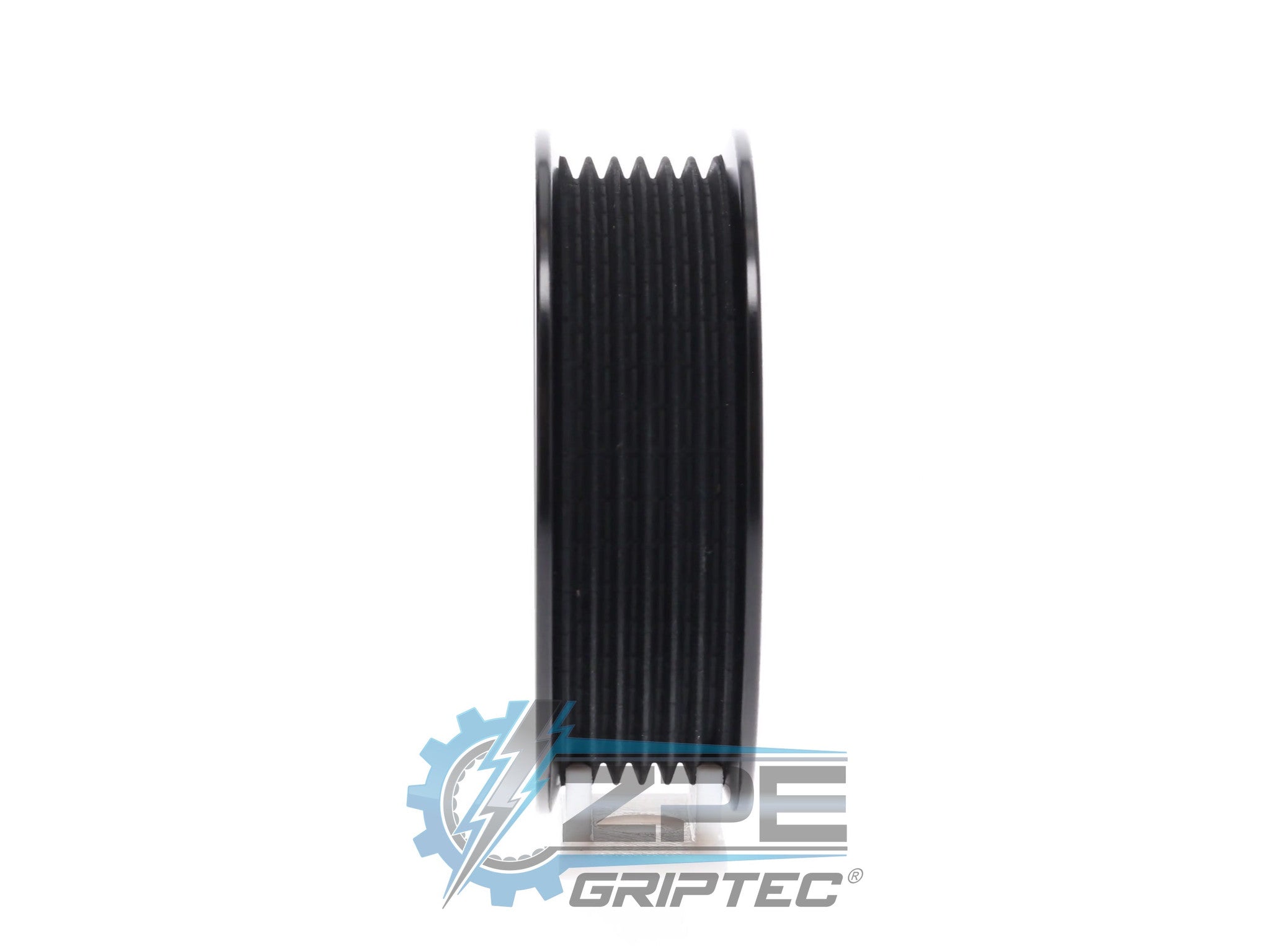 3.45" 6 Rib ZPE GripTec® 2pc Vortech YSi/JT/V3 L3 Black Pulley Only Secondary image