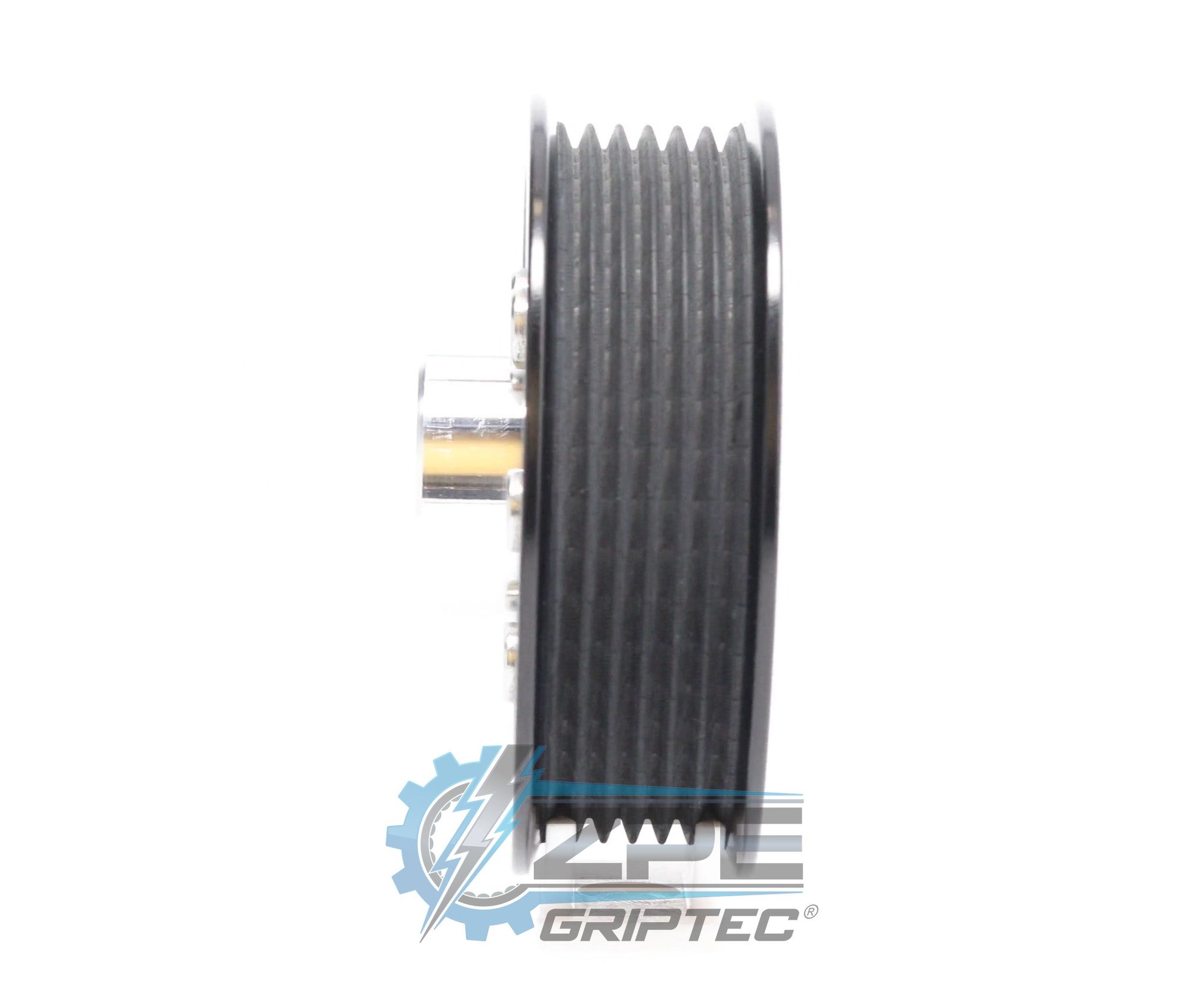 3.47" 6 Rib ZPE GripTec® 2pc Vortech YSi/JT/V3 L3 Black Pulley & Hub Kit Secondary image