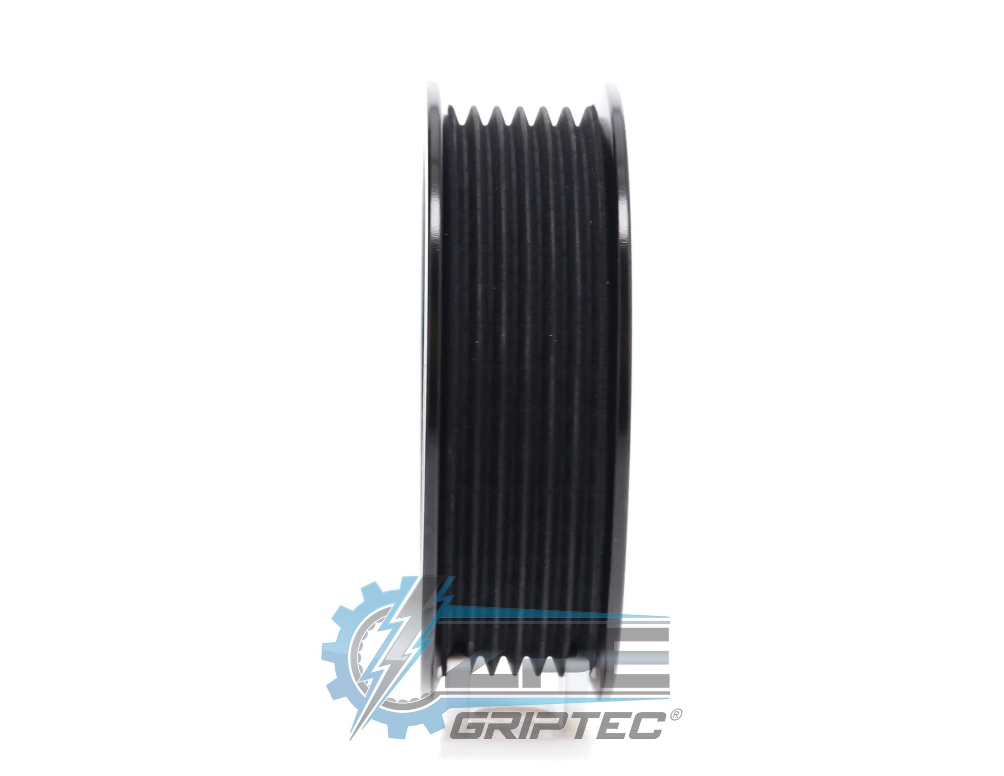 3.48" 6 Rib ZPE GripTec® 2pc Vortech YSi/JT/V3 L3 Black Pulley Only Secondary image