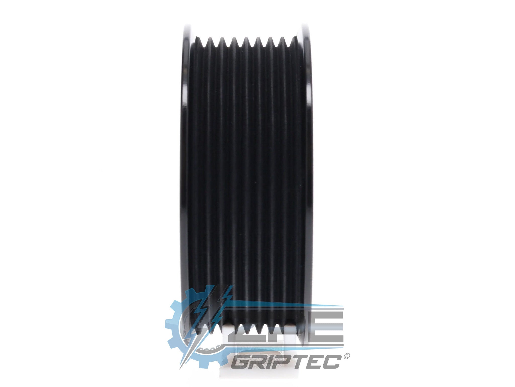 3.48" 8 Rib ZPE GripTec® 2pc Vortech YSi/JT/V3 L3 Black Pulley Only Secondary image