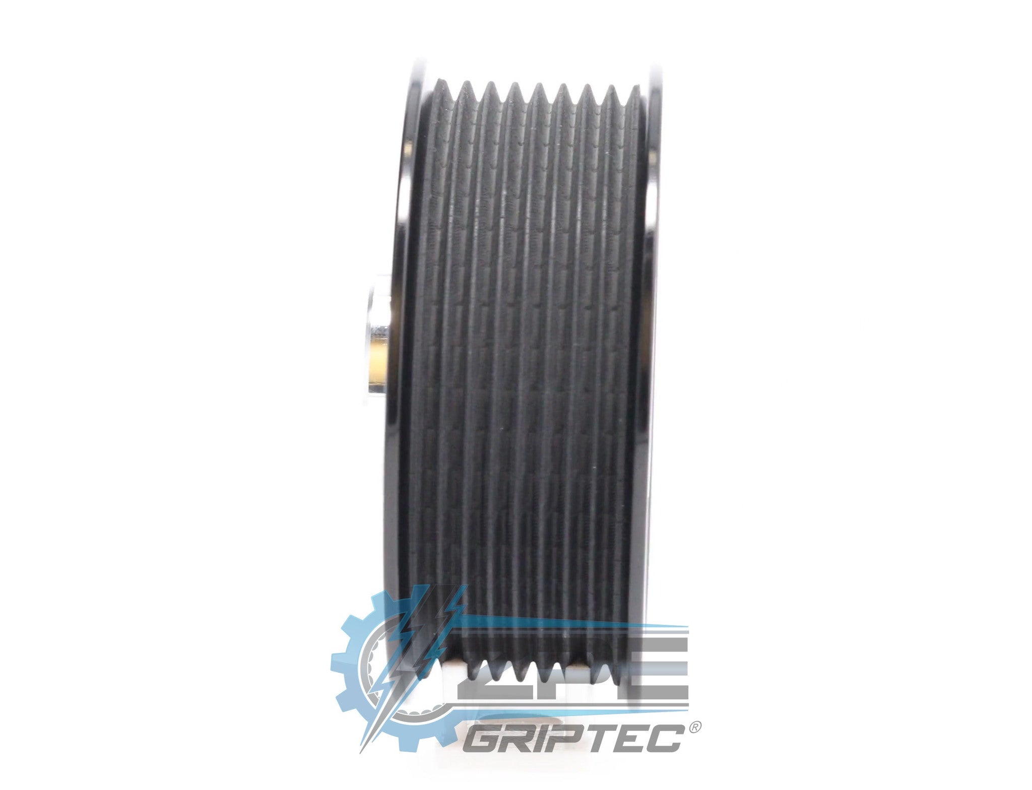 3.50" 8 Rib ZPE GripTec® 2pc Vortech YSi/JT/V3 L3 Black Pulley & Hub Kit Secondary image