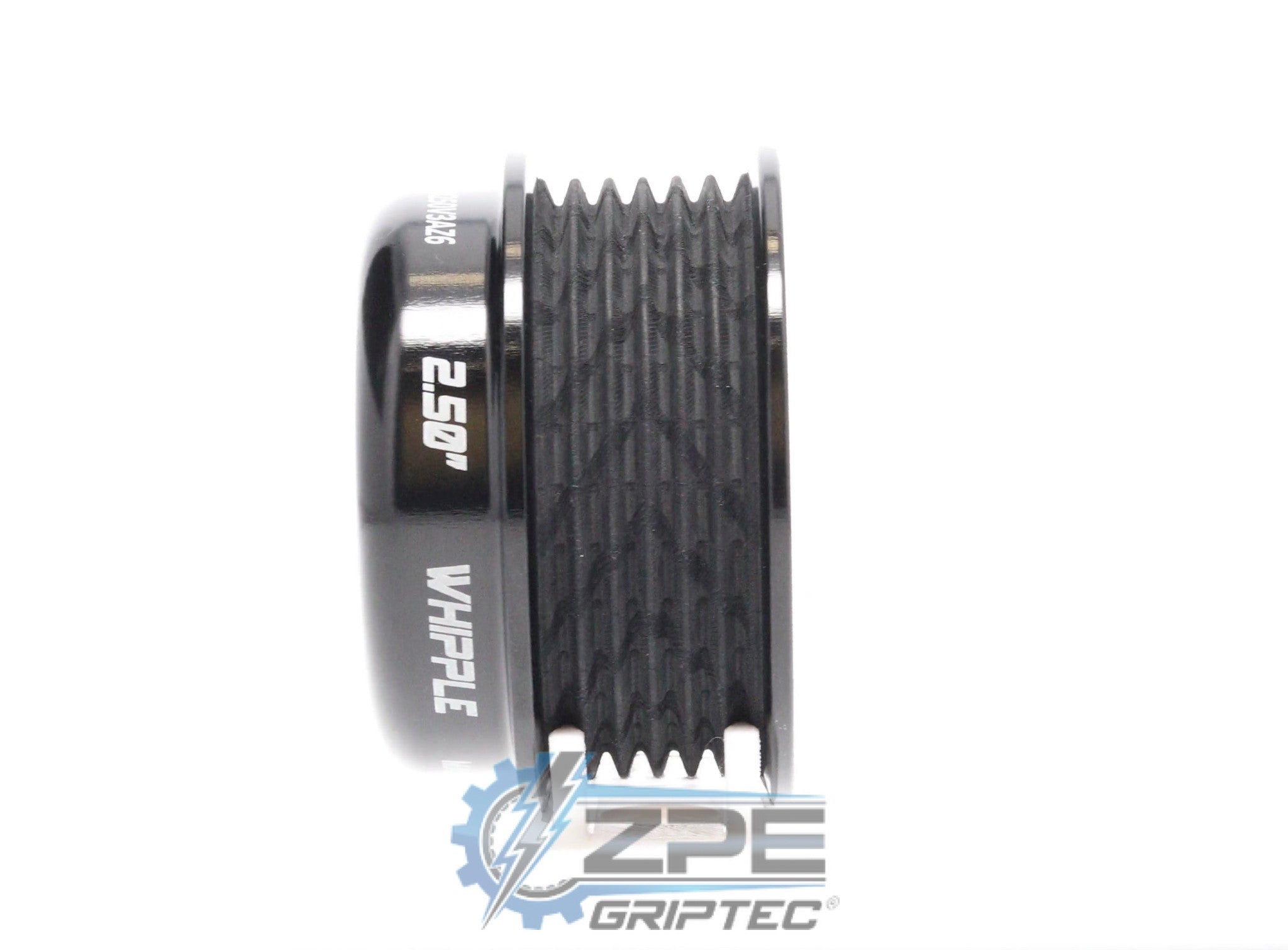 2.50" 6 Rib ZPE GripTec® Whipple 5 Bolt L3V-A Black Pulley Only Secondary image
