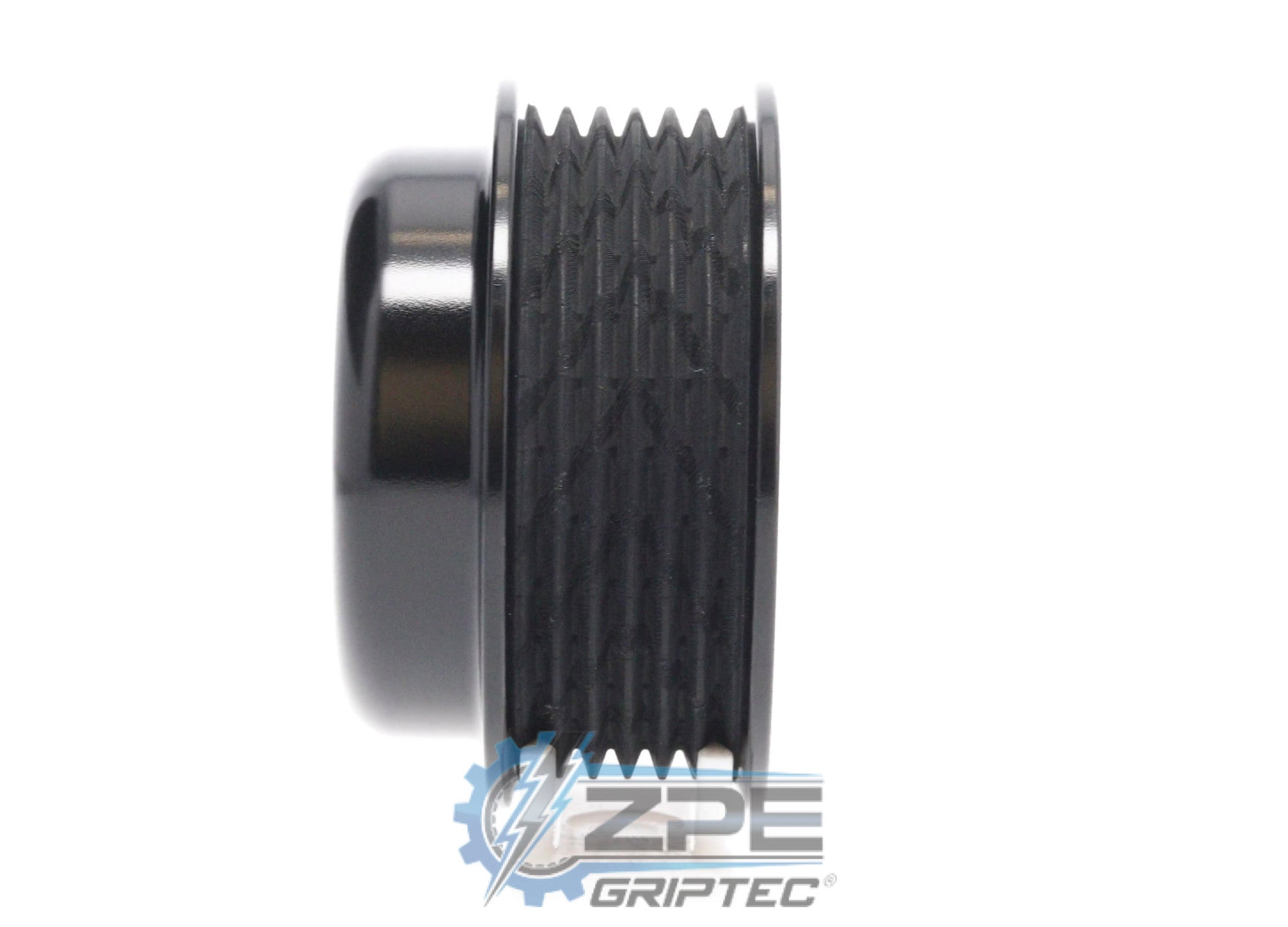 2.75" 6 Rib ZPE GripTec® Whipple 5 Bolt L3V-A Black Pulley Only Secondary image