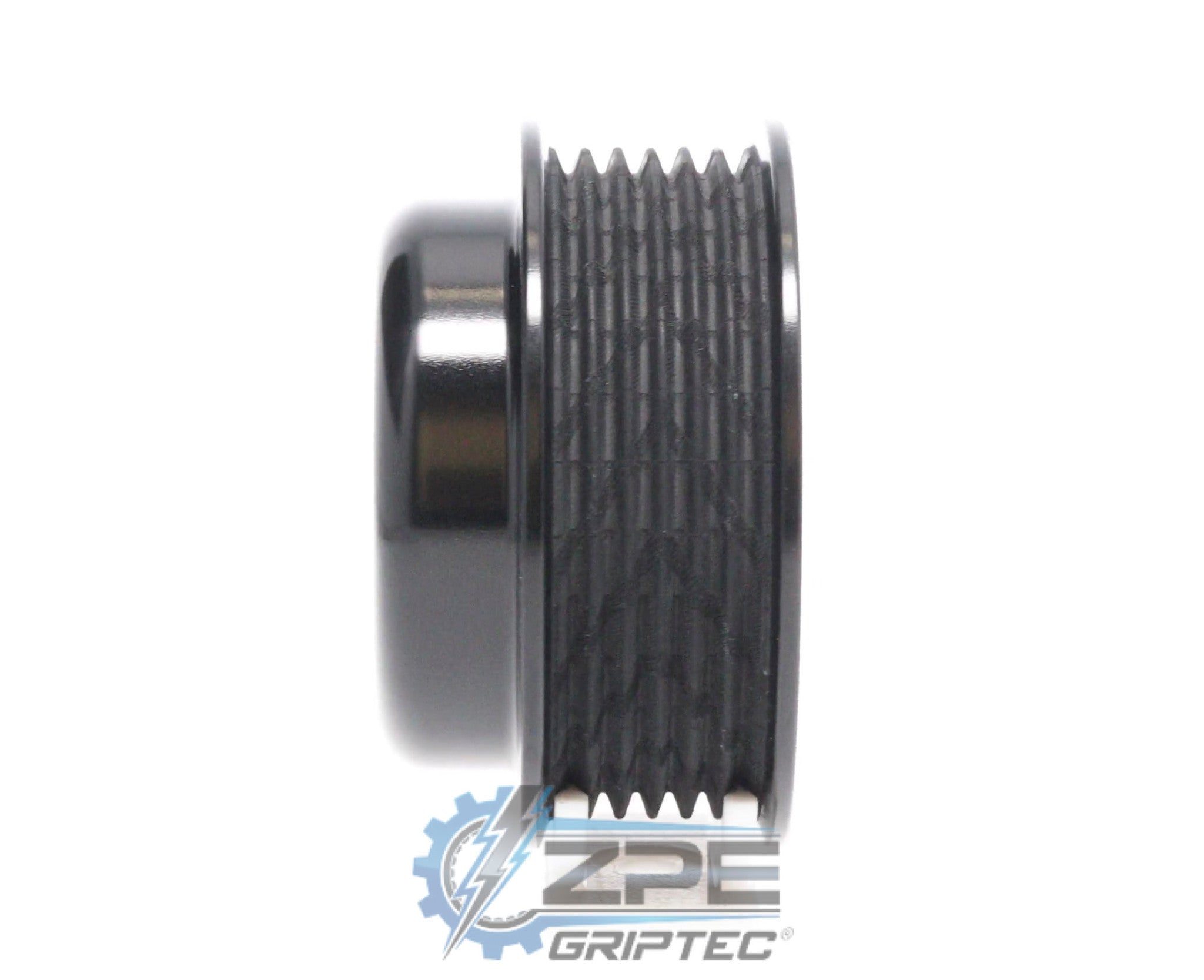 2.85" 6 Rib ZPE GripTec® Whipple 5 Bolt L3V-A Black Pulley Only Secondary image