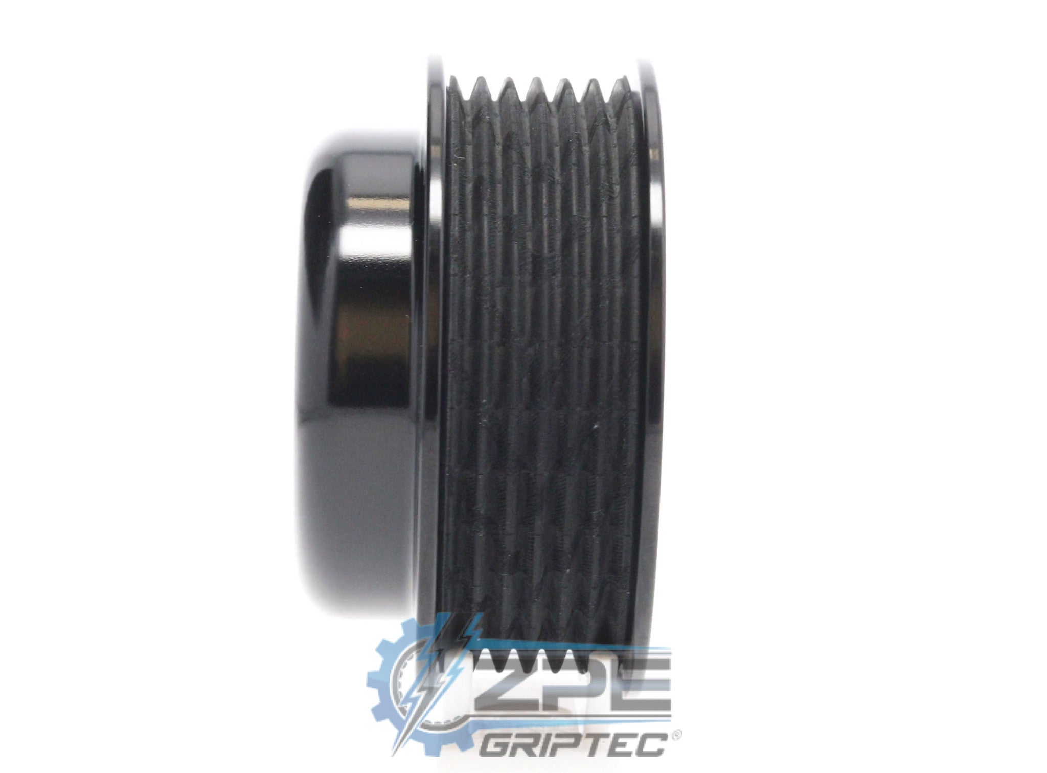 3.00" 6 Rib ZPE GripTec® Whipple 5 Bolt L3V-A Black Pulley Only Secondary image
