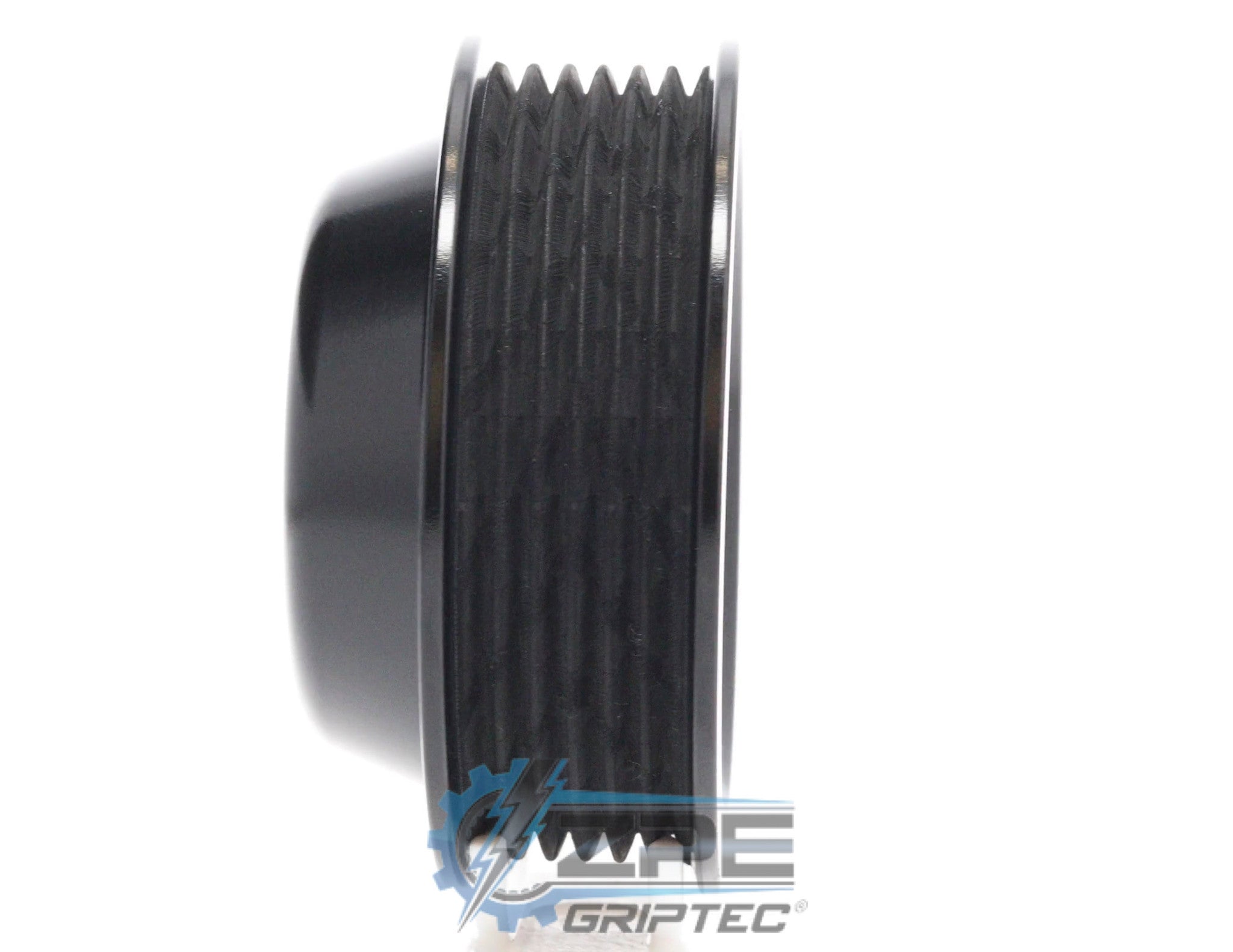 3.25" 6 Rib ZPE GripTec® Whipple 5 Bolt L3V-A Black Pulley Only Secondary image