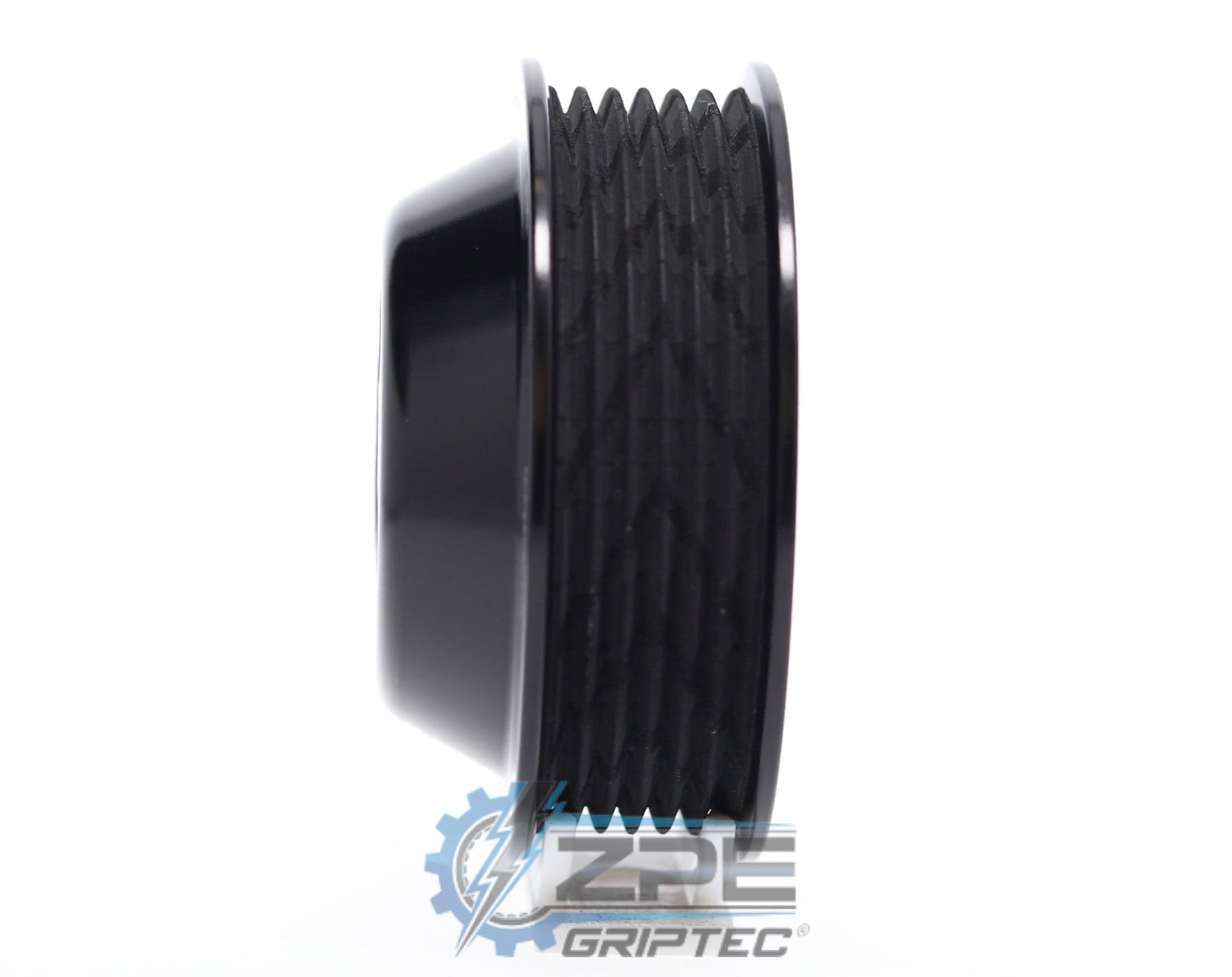 3.375" 6 Rib ZPE GripTec® Whipple 5 Bolt L3V-A Black Pulley Only Secondary image