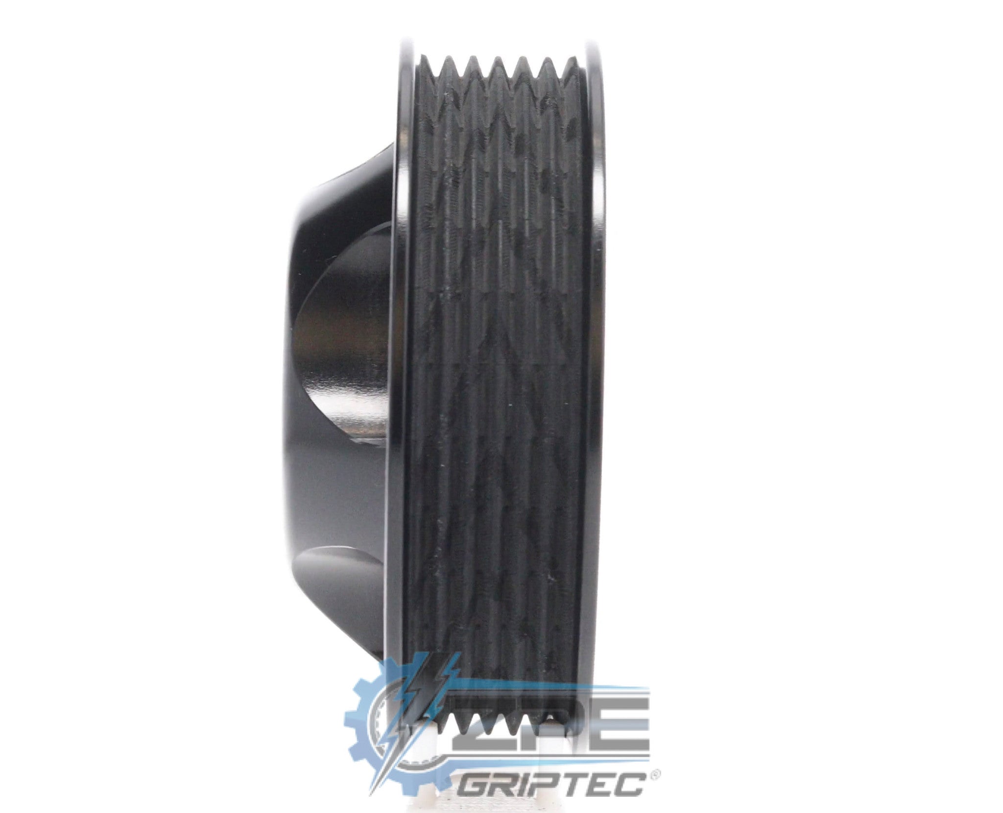 3.875" 6 Rib ZPE GripTec® Whipple 5 Bolt L3V-A Black Pulley Only Secondary image