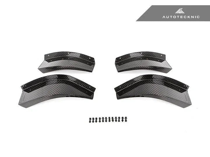 AutoTecknic G8X M3 / M4 Dry Carbon GT4 Bumper Canard Set Secondary image