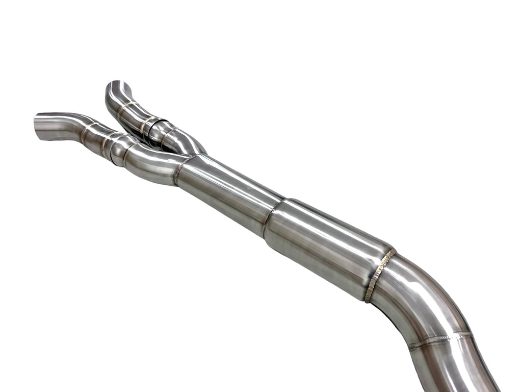 MAD BMW G87 M2 S58 Resonated Single Midpipe (Brace Included)