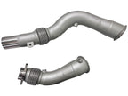 MAD BMW S55 3.5" Fat Boy Downpipes M2C M3 M4 W/ Flex Section