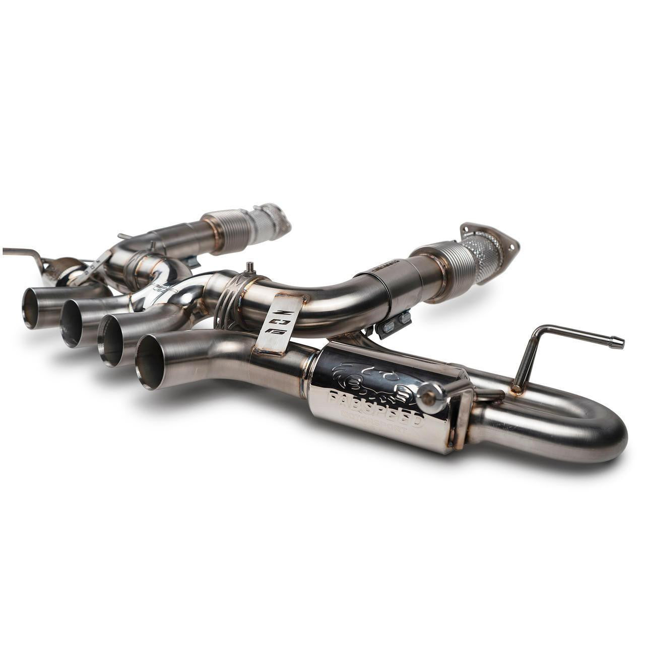 Fabspeed Chevrolet Corvette C8 Stingray / E-Ray Valved Center Exit Conversion Exhaust System (2023+) Secondary image
