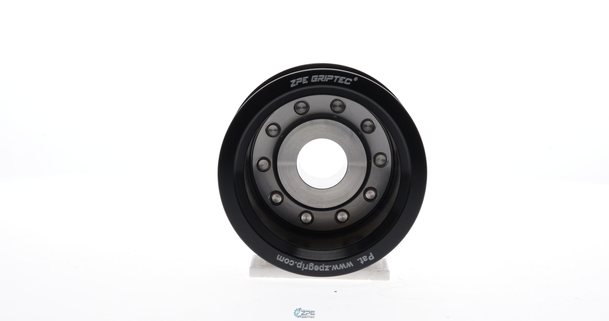 2.30" 8 Rib ZPE GripTec® 2pc MKII LT4 L3V Black Pulley & Hub Kit