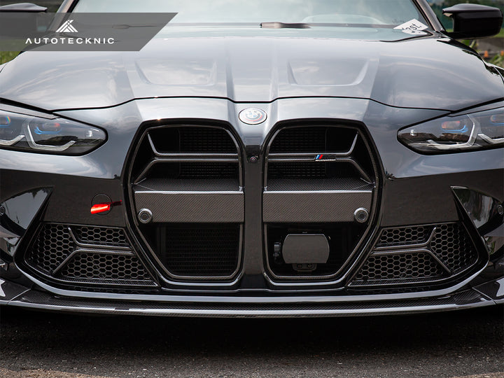 AutoTecknic G8X M3 / M4 Dry Carbon Corsa Front Bumper Lower Vent Set Secondary image