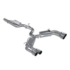 MBRP 15-18 Audi S3 304SS 3in Quad Split Rear Exit C/B System (view 2)