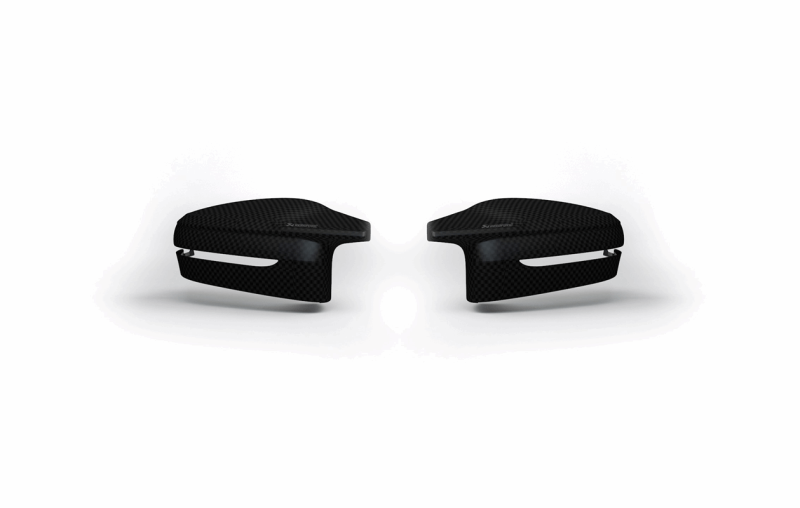 Akrapovic 2021+ BMW (G87) M2, (G80) M3 &amp; (G82) M4 Mirror Cap Set- Matte Carbon Main image