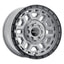 Weld Off-Road Crux 17x9in / 6x135 BP / ET 0 / 106.1mm Bore - Gloss Armor Gray / Satin Black Wheel