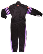 RaceQuip Purple Trim SFI-1 JR. Suit - Kids XSM (view 3)