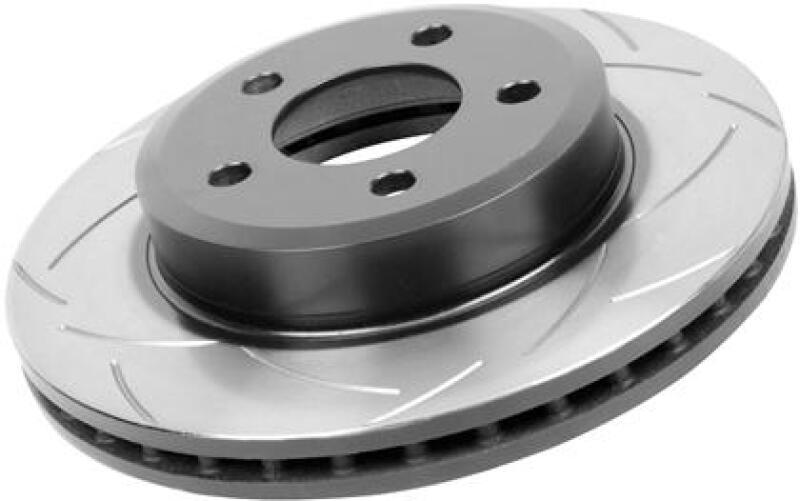 DBA 98-08 Mitsubishi EVO V-IX Front Slotted T2 Street Series Rotor Main image