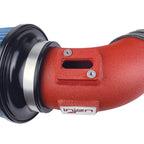 Injen 2020 BMW M340i SP Short Ram Air Intake System Wrinkle Red Finish (view 4)