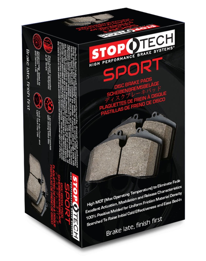 StopTech Performance 08-13 Audi S3 Rear Brake Pads Main image