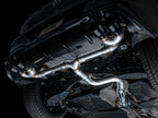 AWE Tuning MK8 Volkswagen Golf R 3in Track Edition Quad Exhaust - Diamond Black Tips (view 9)