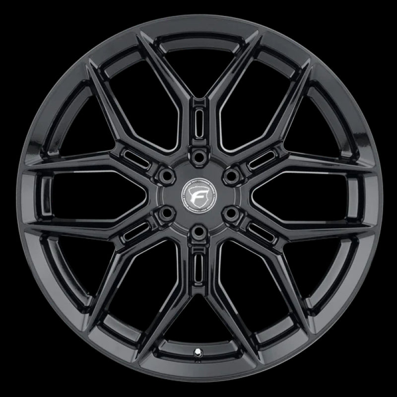 Forgestar X12 22x10 / 6x135 BP / ET30 / 6.68in BS Gloss Black Wheel (view 2)