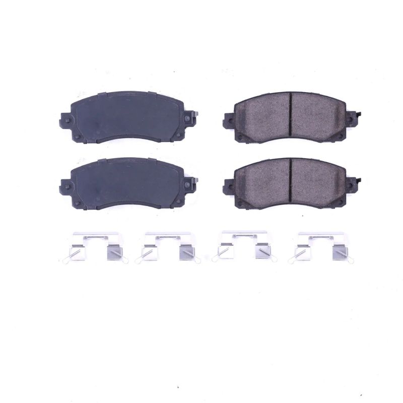 Power Stop 18-19 Subaru Crosstrek Front Z17 Evolution Ceramic Brake Pads w/Hardware Main image