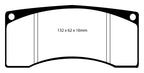 EBC Ford Saleen Mustang Alcon front calipers Bluestuff Front Brake Pads (view 10)
