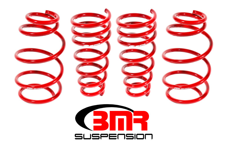 BMR 10-15 5th Gen Camaro V6 Lowering Spring Kit (Set Of 4) - Red Main image