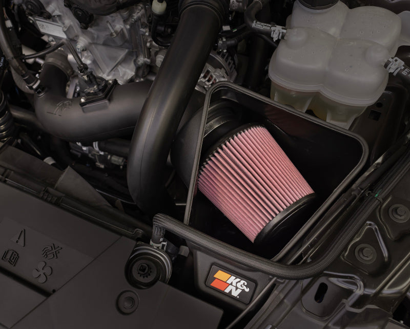 K&N 2024 Ford Mustang Ecoboost L4-2.3L F/L Turbo AirCharger - Cold Air Intake System (view 3)