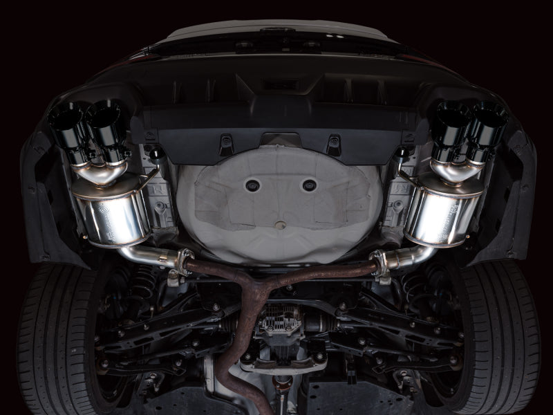 AWE Tuning 22-25 Subaru VB WRX Touring Edition Axle-Back Exhaust - Diamond Black Tips (view 5)