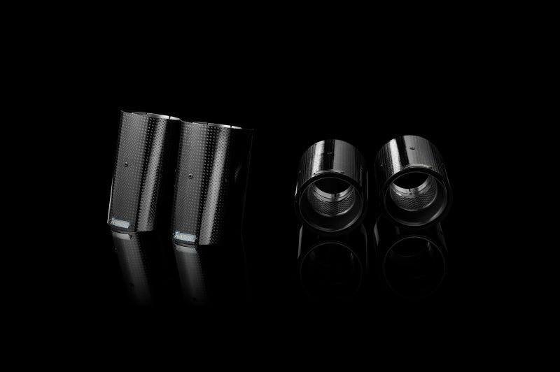 Akrapovic 07-13 BMW M3 (E90/E92/E93) Tail Pipe Set (Carbon) (view 6)