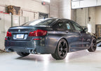 AWE Tuning BMW F10 M5 Touring Edition Axle-Back Exhaust Chrome Silver Tips (view 3)