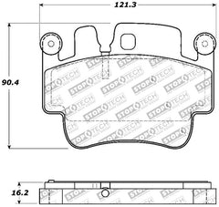 StopTech Performance 00-07 Porsche Boxster S / 06-07 Cayman / 99-05 911 Carrera Front Brake Pads