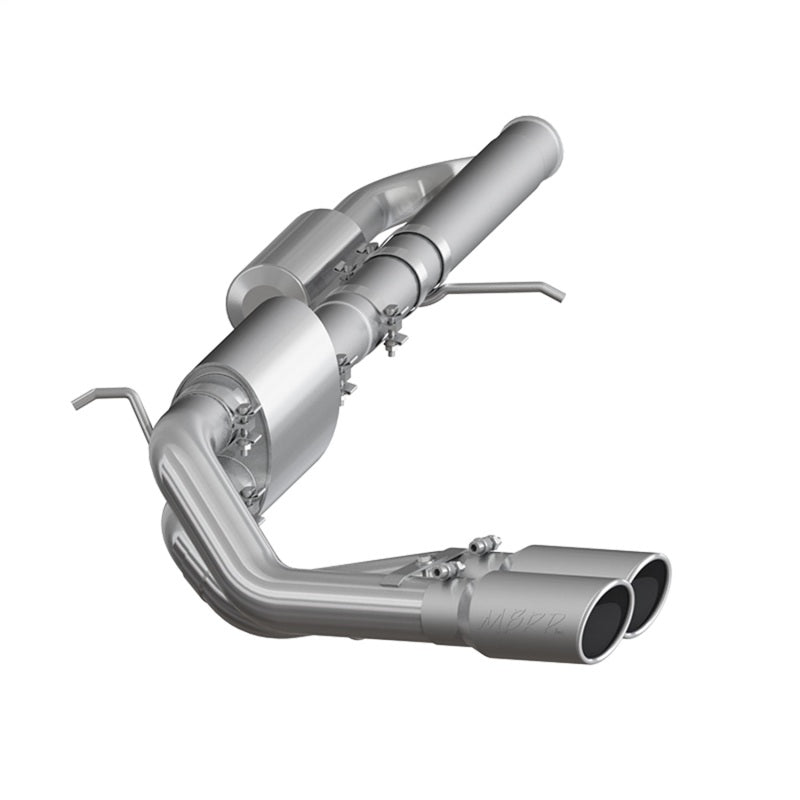 MBRP 09+ Chevrolet Silverado 1500 3in Cat Back Pre-Axle Dual Outlet w/ 4in Tip - T304 Secondary image