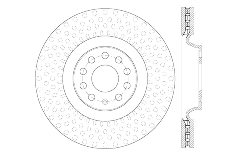 StopTech Slotted & Drilled Sport Brake Rotor (view 7)