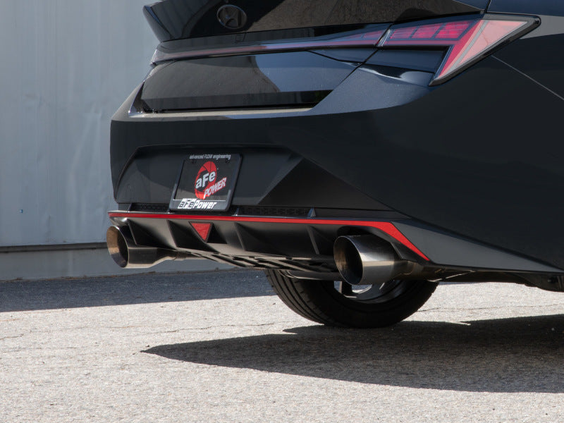 aFe Takeda 22-23 Hyundai Elantra N L4-2.0L (t) 3in 304 SS Cat-Back Exhaust w/ Polished Tips (view 4)