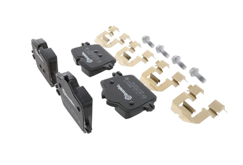Brembo OE 2022 BMW i4/19-22 Z4/20-22 Toyota GR Supra PRIME Low-Met Brake Pad - Rear (view 20)