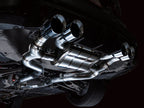 AWE Tuning SwitchPath Cat-Back Exhaust for BMW G8X M3/M4 - Chrome Silver Tips (view 4)