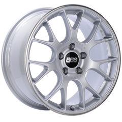 BBS CH-R 18x8.5 5x112 ET38 Brilliant Silver Polished Rim Protector Wheel -82mm PFS/Clip Required