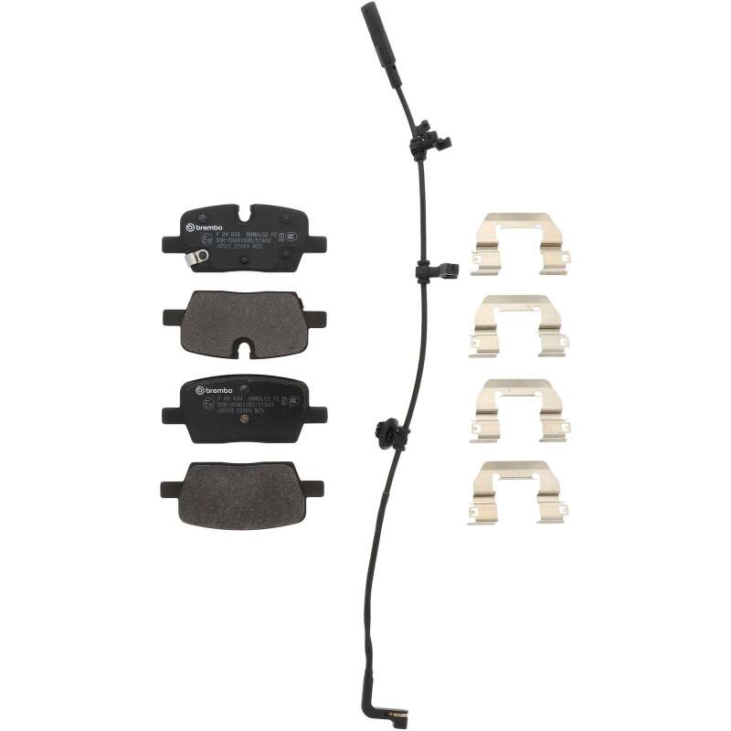 Brembo OE 21-24 Buick Enclave/20-21 Cadillac CT4/CT5 PRIME Low-Met Brake Pad - Rear Main image