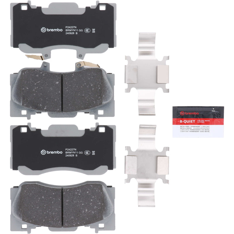 Brembo 15-22 Ford Mustang Front NAO Brake Pad Main image