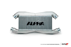 AMS Performance 2009+ Nissan R35 GT-R FMIC Kit w/ Logo - Stock Intercooler Pipe Kit Compatible