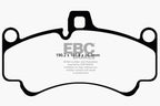 EBC 01-03 Porsche 911 (996) (Cast Iron Rotor only) 3.6 Twin Turbo GT2 Redstuff Front Brake Pads (view 3)
