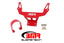 BMR 08-17 Challenger Front Driveshaft Safety Loop - Red