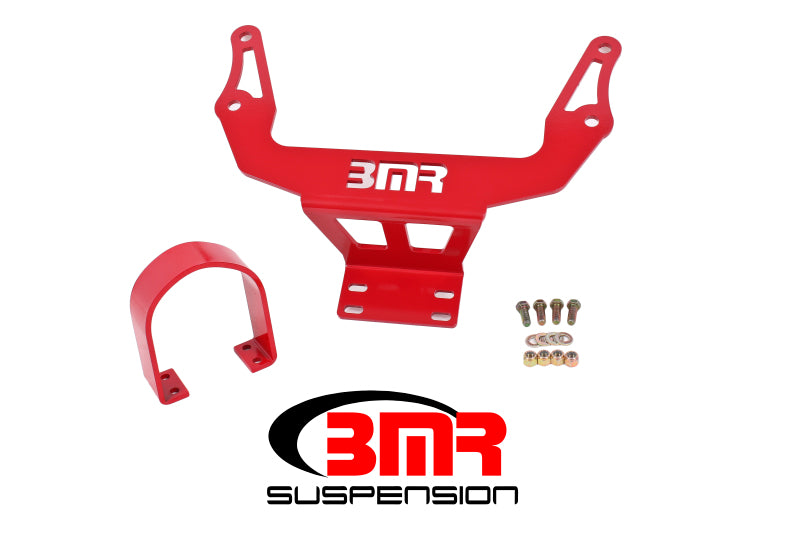 BMR 08-17 Challenger Front Driveshaft Safety Loop - Red Main image