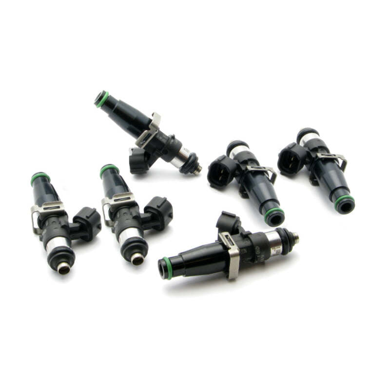 DeatschWerks Set of 6 High Impedance 2400cc Injectors for Toyota Supra TT 93-98 Top Feed Conversion Main image
